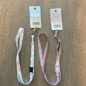 Cinnamoroll and Kuromi lanyard set